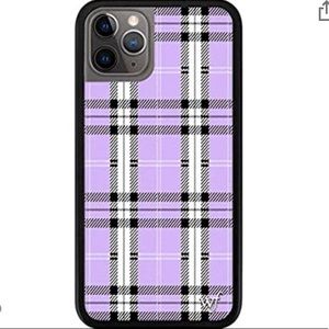 💜Lavender Plaid iPhone 11 Wildflower Case💜